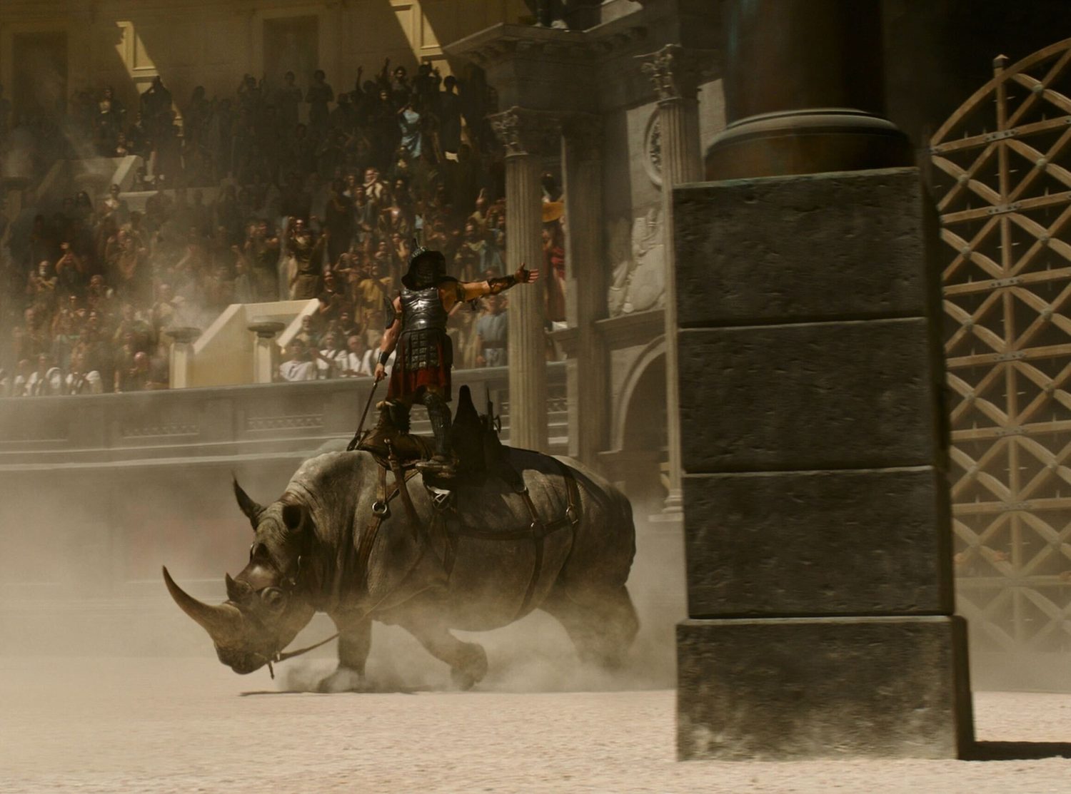 Battle in Gladiator II