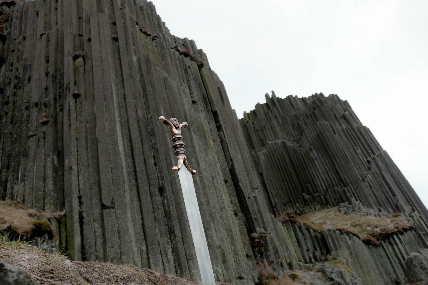 Production of swords and knives from spring steel