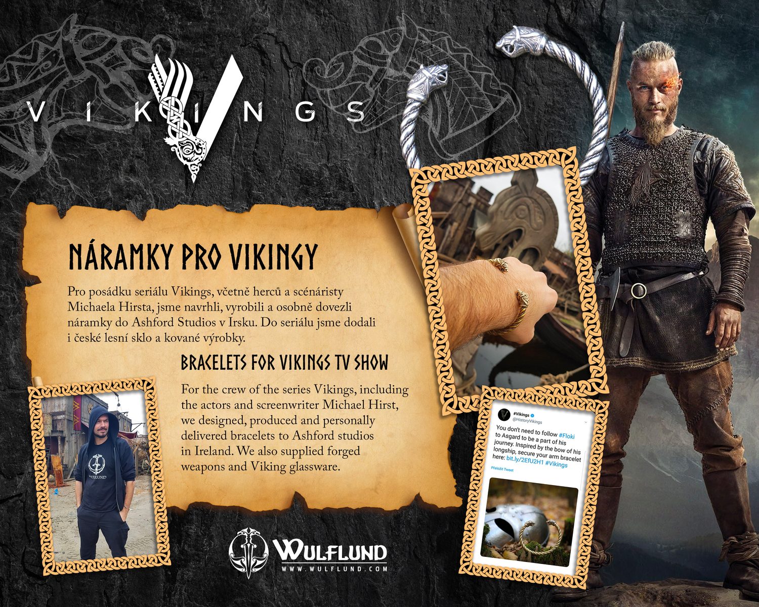 Vikings Tv series Wulflund