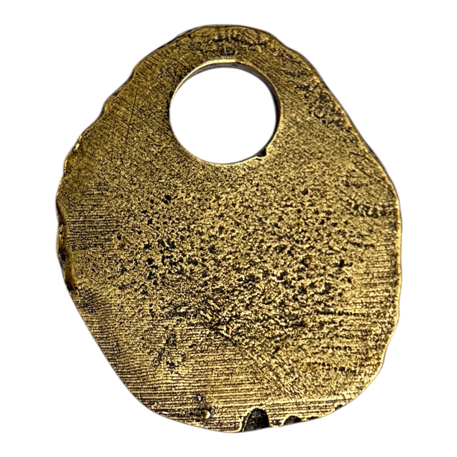 INGWAZ, rune pendant antique brass Wulflund