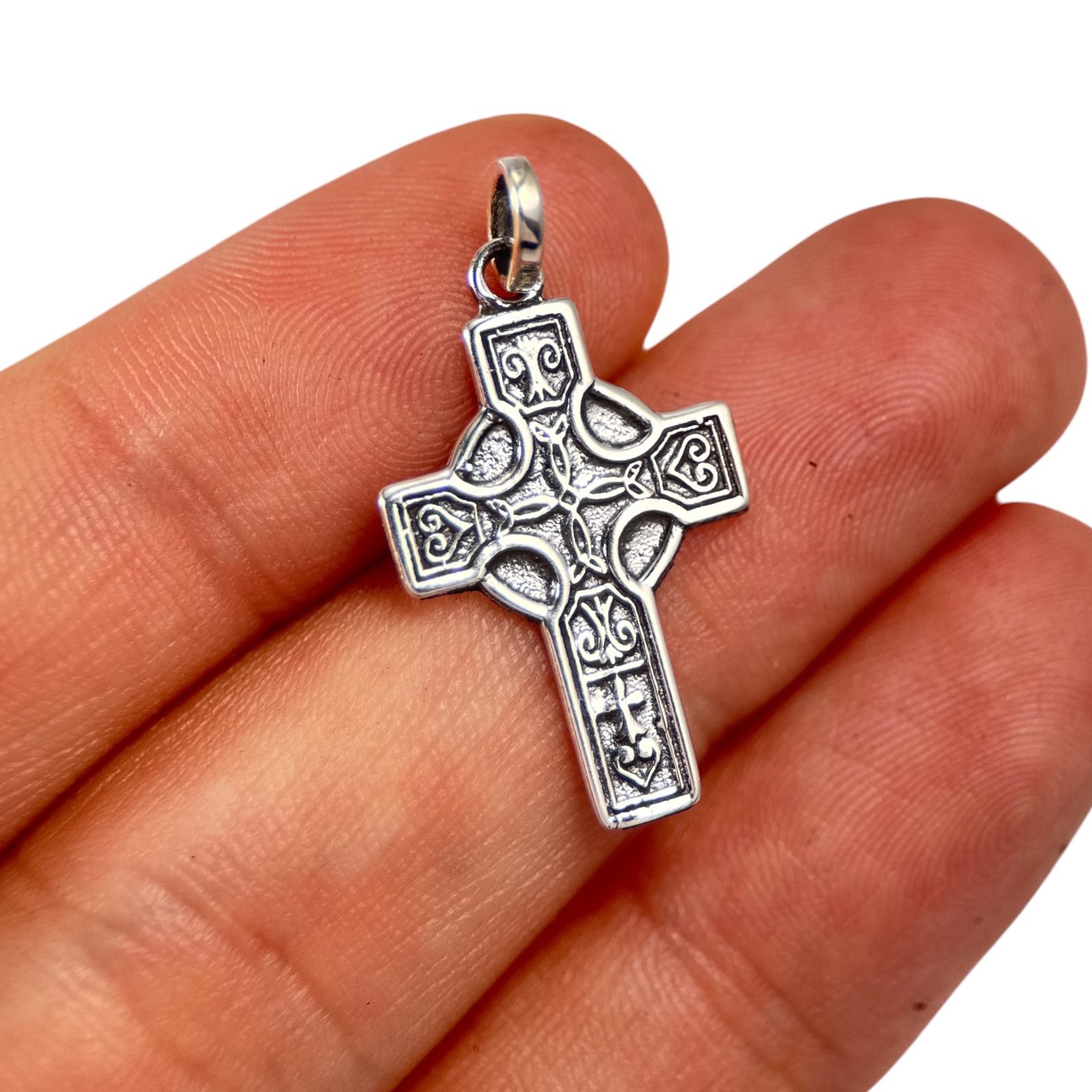 CELTIC CROSS, silver pendant Ag 925 Wulflund