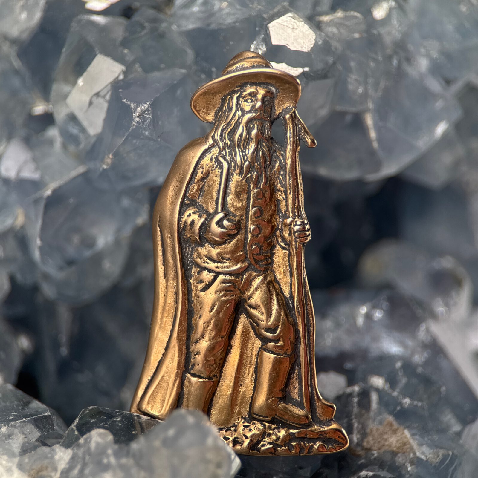 RÜBEZAHL - Mountain Spirit, amulet, bronze Wulflund