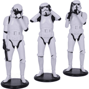 STORMTROOPERS, NEVIDÍME, NEMLUVÍME A UŽ VŮBEC NESLYŠÍME, DEKORACE - FIGURKY, LAMPY, TĚŽÍTKA