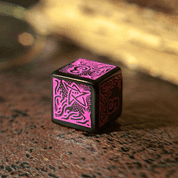 HRACÍ KOSTKY CALL OF CTHULHU 7TH EDITION DICE SET BLACK & MAGENTA (7) - FIGURKY, LAMPY, TĚŽÍTKA