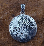 YING YANG, STŘÍBRNÝ TALISMAN, AG 925 - PŘÍVĚSKY