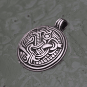 SLEIPNIR VIKINSKÝ KŮŇ, AMULET SKANDINÁVIE X.STOLETÍ, STŘÍBRO 925 11G - PŘÍVĚSKY