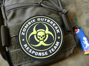 ZOMBIE OUTBREAK RESPONSE TEAM, 3D PATCH NÁŠIVKA - NÁŠIVKY - VOJENSKÉ