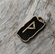 WUNJO - DŘEVĚNÝ AMULET - RUNA - RUNY