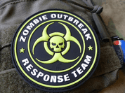 ZOMBIE OUTBREAK RESPONSE TEAM, 3D PATCH NÁŠIVKA - NÁŠIVKY - VOJENSKÉ