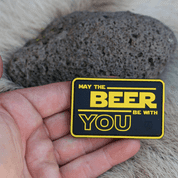 NÁŠIVKA MAY THE BEER BE WITH YOU 3D RUBBER PATCH - NÁŠIVKY - VOJENSKÉ