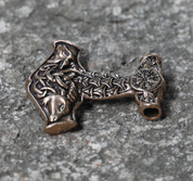 DAGR, THOROVO KLADIVO, BRONZ - VIKINGSKÉ AMULETY