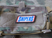 SNIPERS, 3D PATCH NÁŠIVKA, SUCHÝ ZIP - NÁŠIVKY - VOJENSKÉ