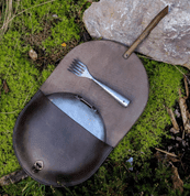 KOŽENÝ OBAL NA PÁNVIČKU - BUSHCRAFT