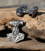 TÓR, THOROVO KLADIVO, ZINEK, STAROSTŘÍBRO - VIKINGSKÉ AMULETY