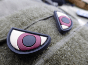 ANGRY EYES, 3D PATCH NÁŠIVKA, SUCHÝ ZIP - NÁŠIVKY - VOJENSKÉ