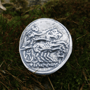 TETRADRACHMA ALEXANDRA VELIKÉHO, REPRODUKCE, STŘÍBRO 925 - ŘECKO, MINCE