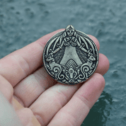 FREYA VIKINSKÁ BOHYNĚ, AMULET, ZINEK STAROMOSAZ - VŠECHNY AMULETY, VLASTNÍ VÝROBA