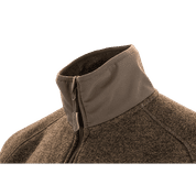 MIKINA WEARDALE KNITTED JACKET BROWN - MIKINY FLEECE A DALŠÍ