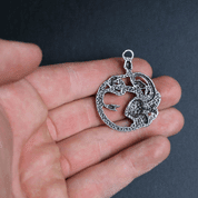 MEDUSA, ANTICKÝ TALISMAN, ZINEK, STAROSTŘÍBRO - VŠECHNY AMULETY, VLASTNÍ VÝROBA