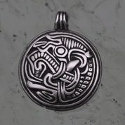 SLEIPNIR VIKINSKÝ KŮŇ, AMULET SKANDINÁVIE X.STOLETÍ, STŘÍBRO 925 11G - PŘÍVĚSKY