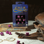 HRACÍ KOSTKY CALL OF CTHULHU 7TH EDITION DICE SET BLACK & MAGENTA (7) - FIGURKY, LAMPY, TĚŽÍTKA