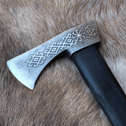 KOLOVRAT VALASKA TRADITIONAL FORGED CARPATHIAN AXE - ETCHED - SEKERY, BIJÁKY, HALAPARTNY