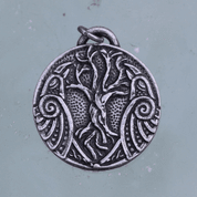 HUGINN A MUNINN, VIKINSKÝ TALISMAN, ZINEK - VŠECHNY AMULETY, VLASTNÍ VÝROBA