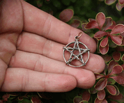 PENTAGRAM PŘÍVĚŠEK, BRONZ - PŘÍVĚŠKY, NÁHRDELNÍKY