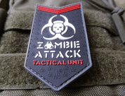 ZOMBIE ATTACK, 3D PATCH NÁŠIVKA, SUCHÝ ZIP - NÁŠIVKY - VOJENSKÉ