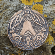 FREYA VIKINSKÝ AMULET BRONZ - BRONZ A MOSAZ - ŠPERKY, REPLIKY