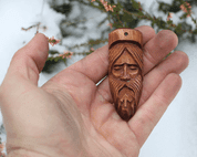 THOR VIKINGSKÝ PŘÍVĚŠEK, DŘEVO - VIKINGSKÉ AMULETY