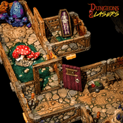 DUNGEONS & LASERS: DWARVEN MINE - HALF-HEIGHT WALLS - ARCHON STUDIO