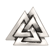 VALKNUT, STŘÍBRNÝ VIKINSKÝ PŘÍVĚŠEK, AG 925 - PŘÍVĚSKY