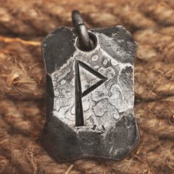 WUNJO, kovaná runa, amulet