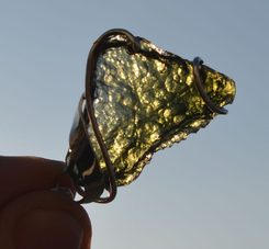 BOUBIN, STŘÍBRNÝ PŘÍVĚSEK S VLTAVÍNEM, AG 925 - ŠPERKY S VLTAVÍNY - STŘÍBRNÉ ŠPERKY