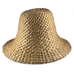 KLOBOUK STŘEDOVĚKÝ, RUČNĚ PLETENÝ Z OROBINCE, DLE MACIEJOWSKÉHO BIBLE - POKRÝVKY HLAVY - MÓDA