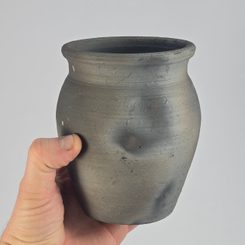 POHÁR - UNĚTICKÁ KULTURA, DOBA BRONZOVÁ - HISTORICKÁ KERAMIKA - STOLOVÁNÍ