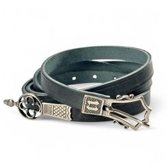 STŘEDOVĚKÝ KOŽENÝ OPASEK, ANGLIE - OPASKY Z KŮŽE - SEDLÁŘSTVÍ