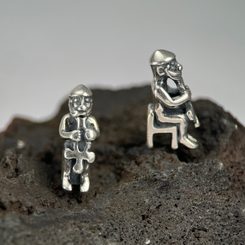 SEDÍCÍ THOR - STŘÍBRNÝ PŘÍVĚSEK, AKUREYRI, ISLAND, AG 925 - PŘÍVĚSKY - STŘÍBRNÉ ŠPERKY