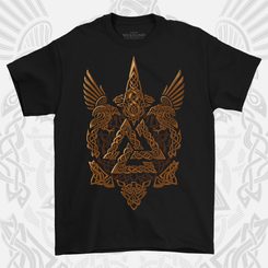 VALKNUT, VIKINSKÉ PÁNSKÉ TRIČKO BAREVNÉ - TRIČKA PÁNSKÁ - MÓDA