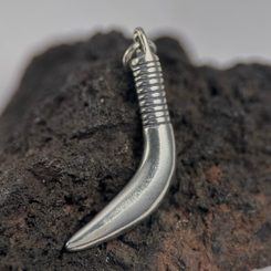 VLK FENRIR, STŘÍBRNÝ PŘÍVĚSEK, VIKINSKÝ VÝTVARNÝ STYL, AG 925, 16 G - PŘÍVĚSKY - STŘÍBRNÉ ŠPERKY