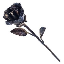 RÓISÍN DUBH, KOVANÁ RŮŽE 30CM - KOVANÉ VÝROBKY - KOVÁŘSTVÍ A MINCE