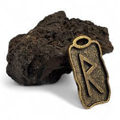 ISA - RUNOVÝ AMULET, ZINEK STAROMOSAZ - RUNY - ŠPERKY