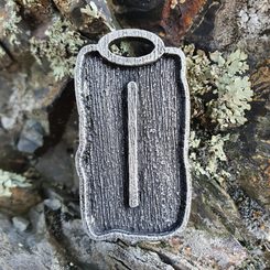ISA - runový amulet, zinek