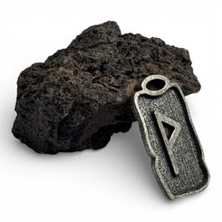 LAGUZ - RUNOVÝ AMULET ZE DŘEVA - RUNY - ŠPERKY
