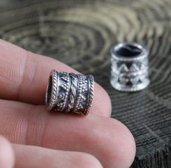 VIKINGSKÝ KORÁLEK (NEJEN) DO VOUSŮ, BRONZ - KORÁLKY DO VOUSŮ - ŠPERKY