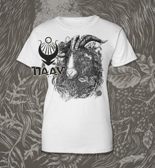 KOZEL, DÁMSKÉ TRIČKO BÍLÉ, DRUIDSKÁ KOLEKCE - TRIČKA DÁMSKÁ - MÓDA