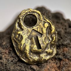 DAGAZ - RUNOVÝ AMULET ZINEK STAROMOSAZ - RUNY - ŠPERKY