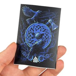 HUGINN A MUNINN, VIKINSKÝ STŘÍBRNÝ PŘÍVĚSEK, AG 925 - PŘÍVĚSKY - STŘÍBRNÉ ŠPERKY