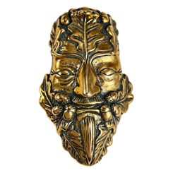 ZELENÝ MUŽ, DUBOVÝ, PŘÍVĚŠEK, BRONZ - PŘÍVĚSKY - ŠPERKY